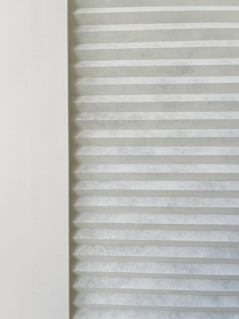 Glass Door Blinds No Drill Honeycomb Shades, 1" Cellular Cell