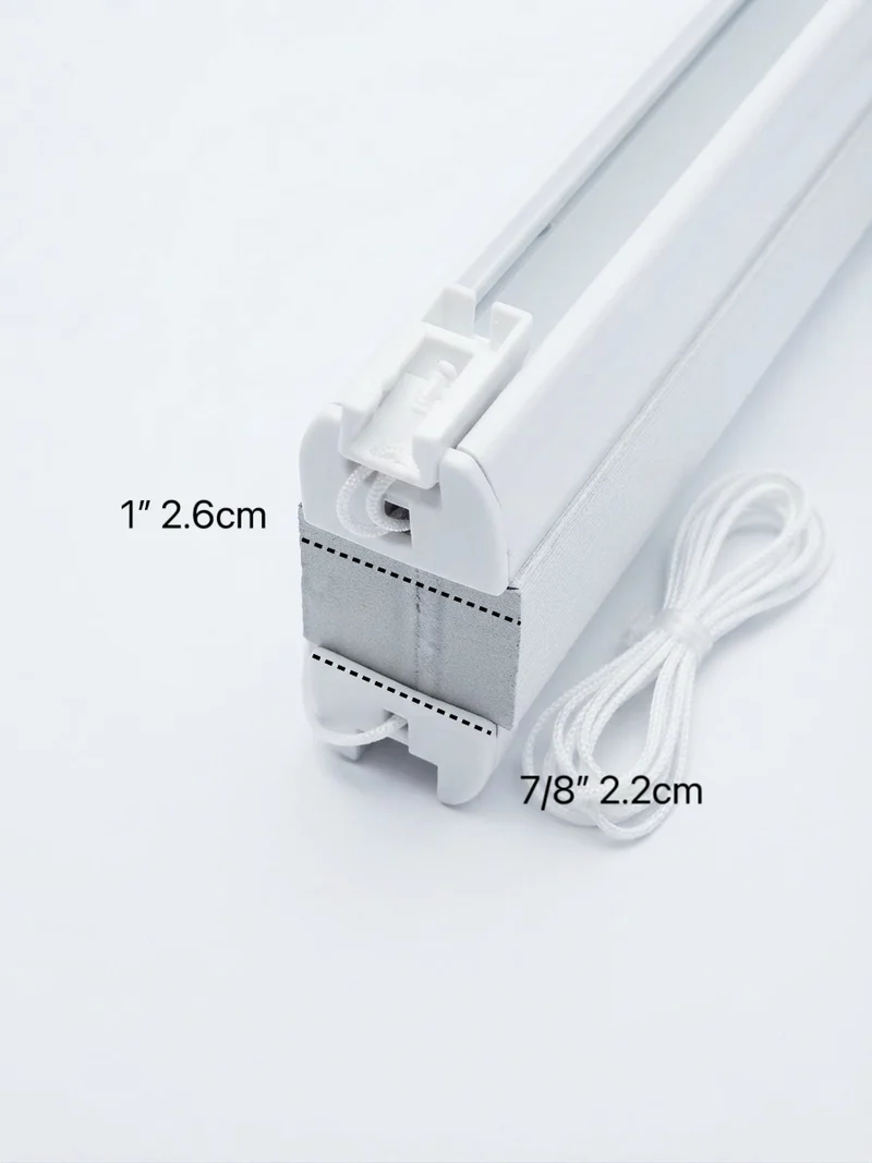 Glass Door Blinds No Drill Honeycomb Shades, 1" Cellular Cell