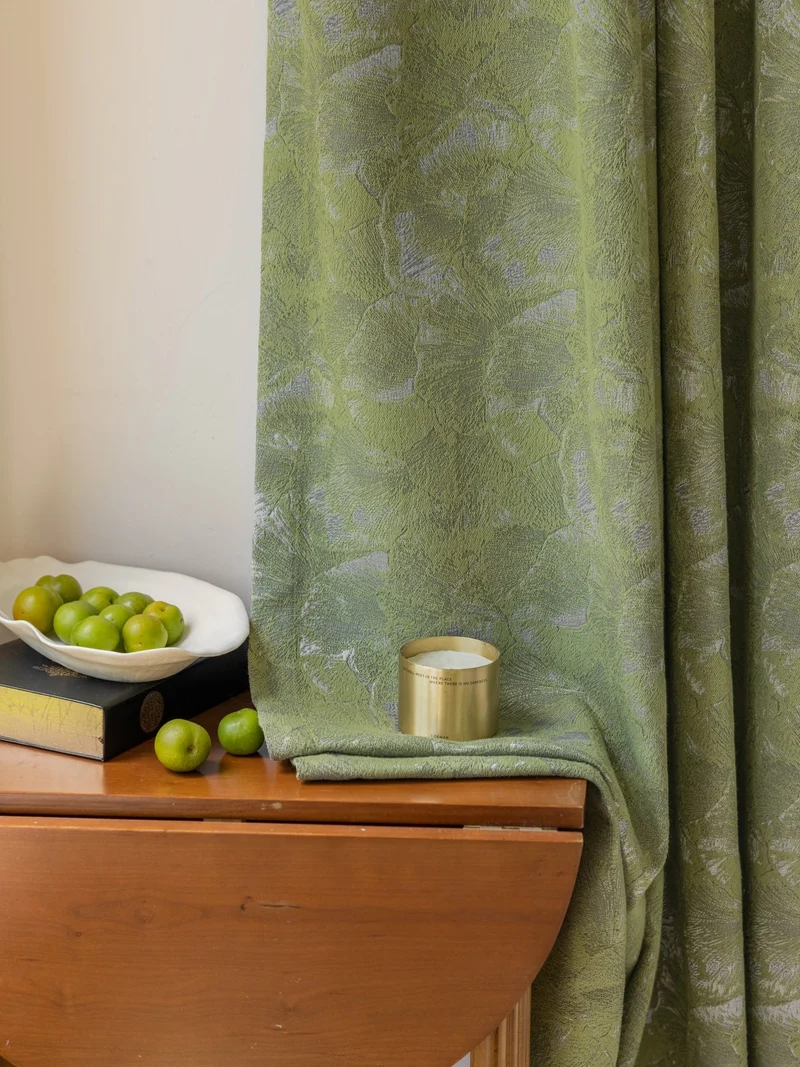 Ginkgo Leaves Jacquard Curtains Designed by Taiwanese Designer