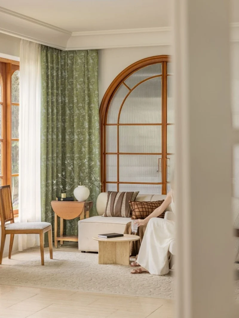 Ginkgo Leaves Jacquard Curtains Designed by Taiwanese Designer