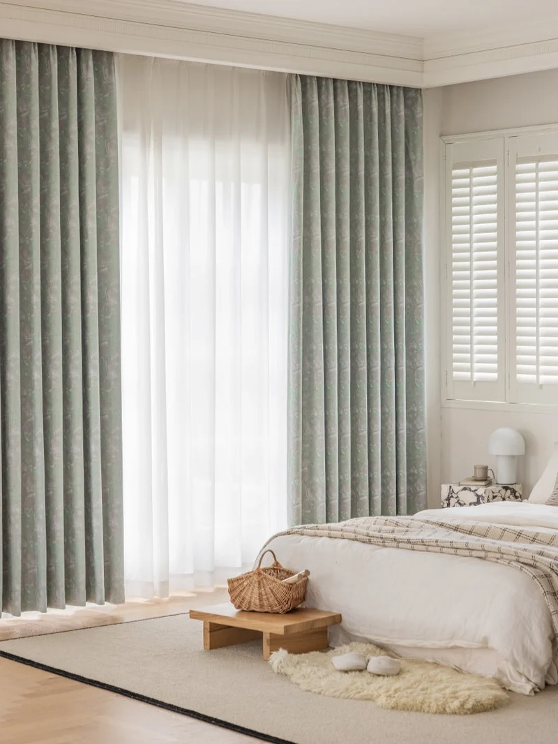 Ginkgo Leaves Jacquard Curtains Designed by Taiwanese Designer