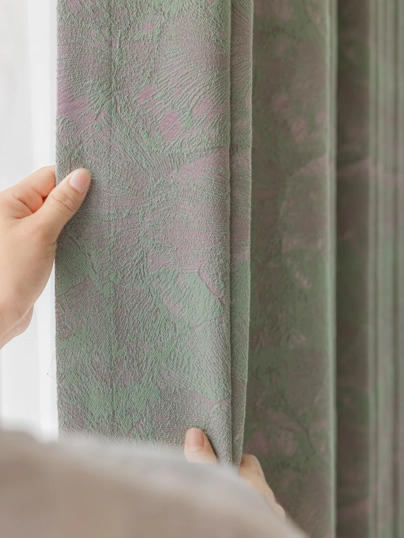 Ginkgo Leaves Jacquard Curtains Designed by Taiwanese Designer