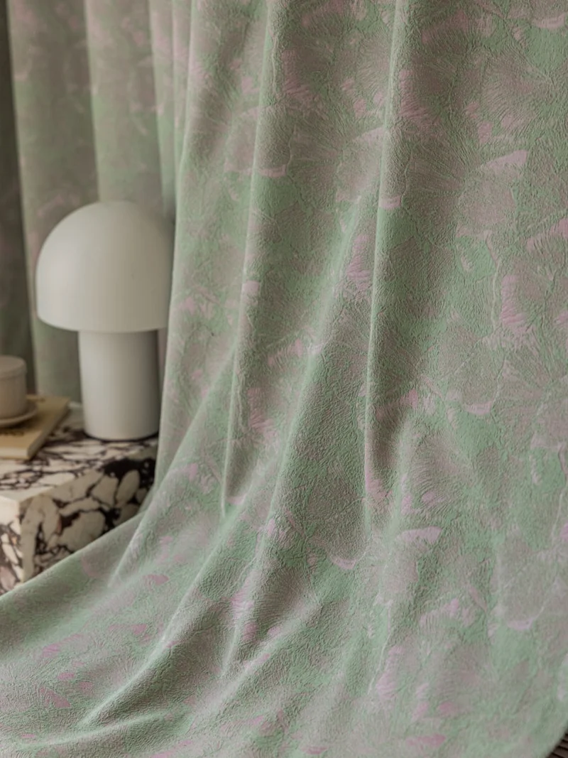 Ginkgo Leaves Jacquard Curtains Designed by Taiwanese Designer