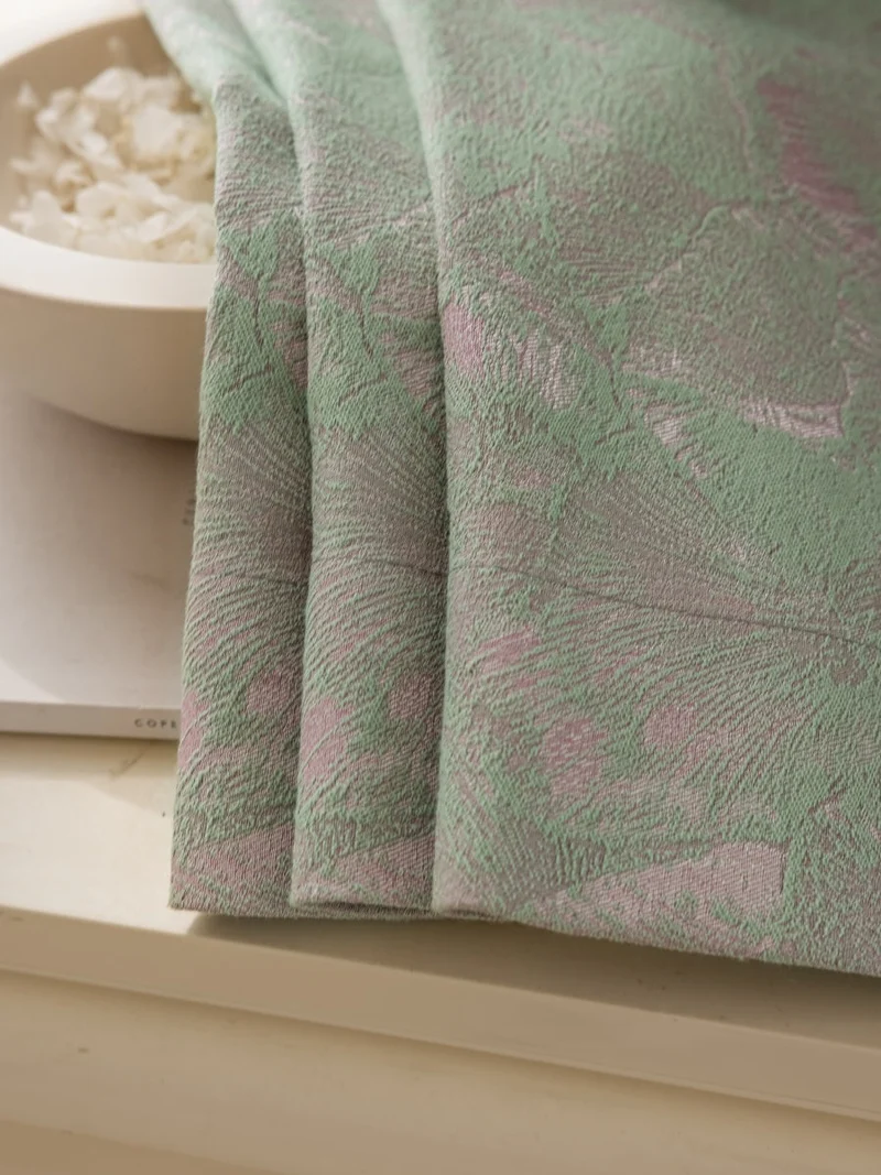 Ginkgo Leaves Jacquard Curtains Designed by Taiwanese Designer