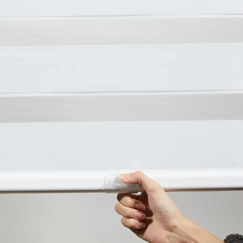 Zebra Blinds - Dual Layer Light Control & Privacy, Cordless Waterproof Shades