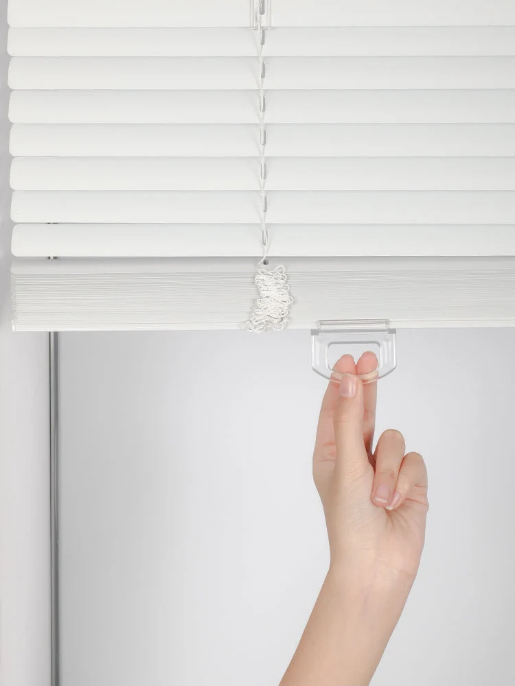 No Drill Cordless Vinyl Blinds – Durable Aluminum, Water & Oil Resistant, Ideal for Mini Windows