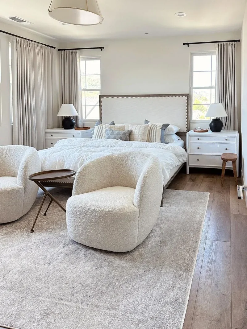 Herringbone Blackout Curtains for Bedroom