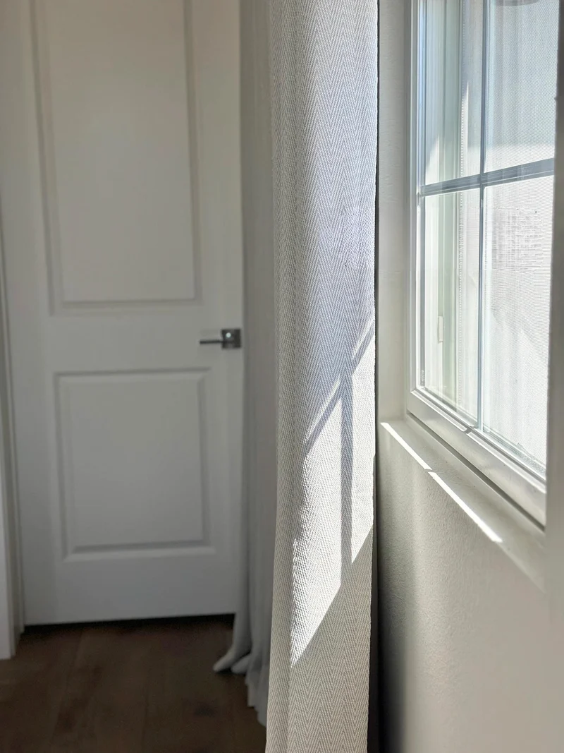 Herringbone Blackout Curtains for Bedroom