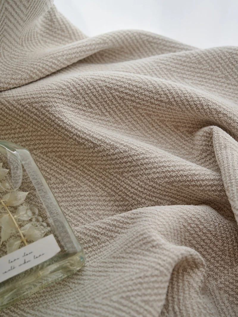 Herringbone Blackout Curtains for Bedroom