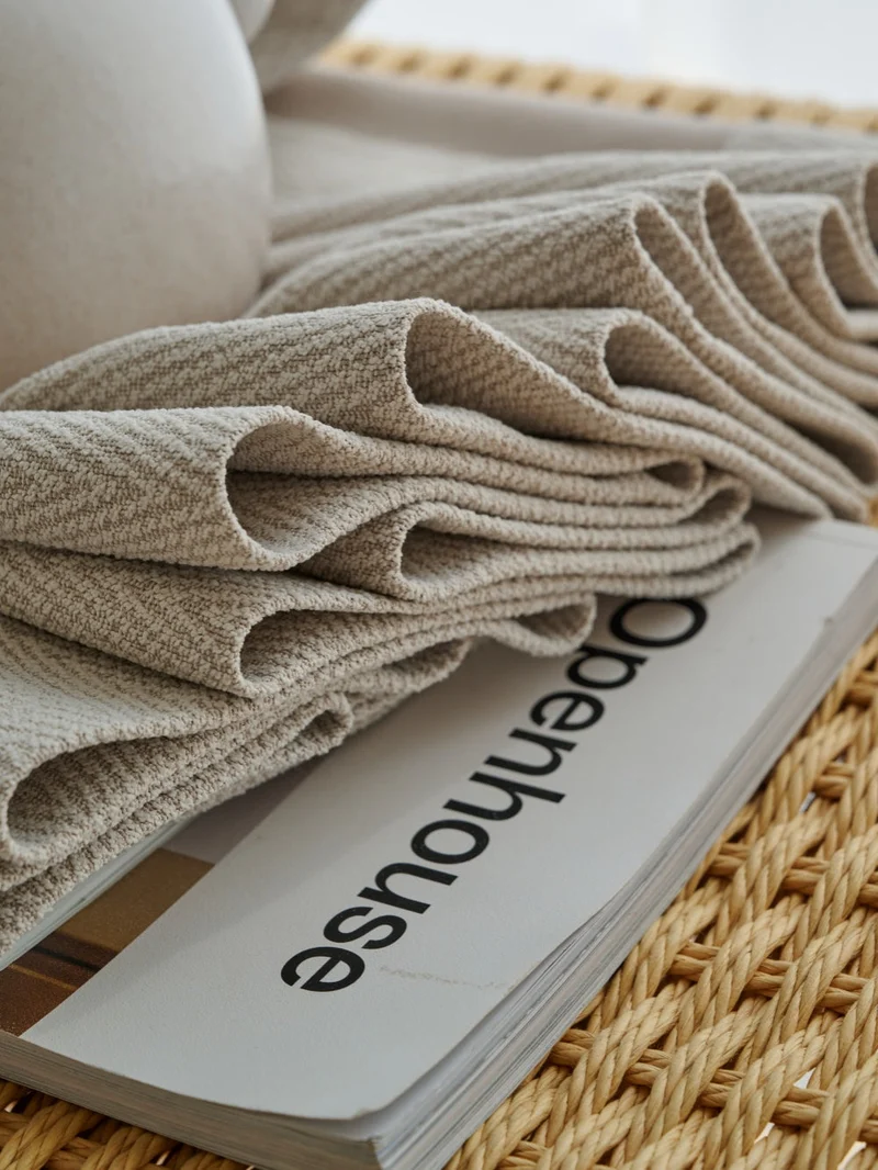 Herringbone Blackout Curtains for Bedroom