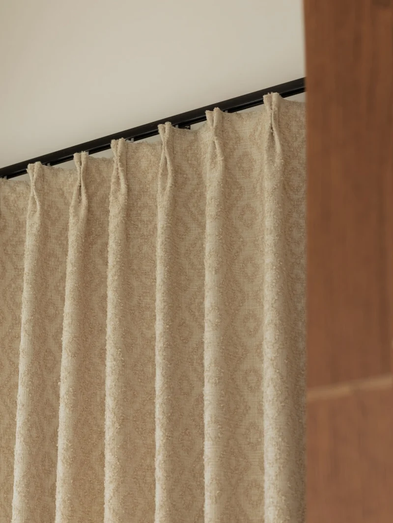 Paul Cézanne Luxury Textured Geometric Curtains Modern Drapery