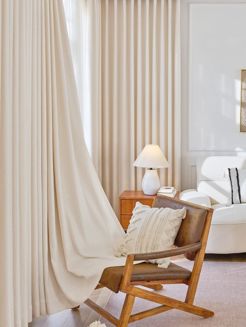 Pearl Drops Thermal Curtains - Noise Cancelling, Blackout & Heat Blocking
