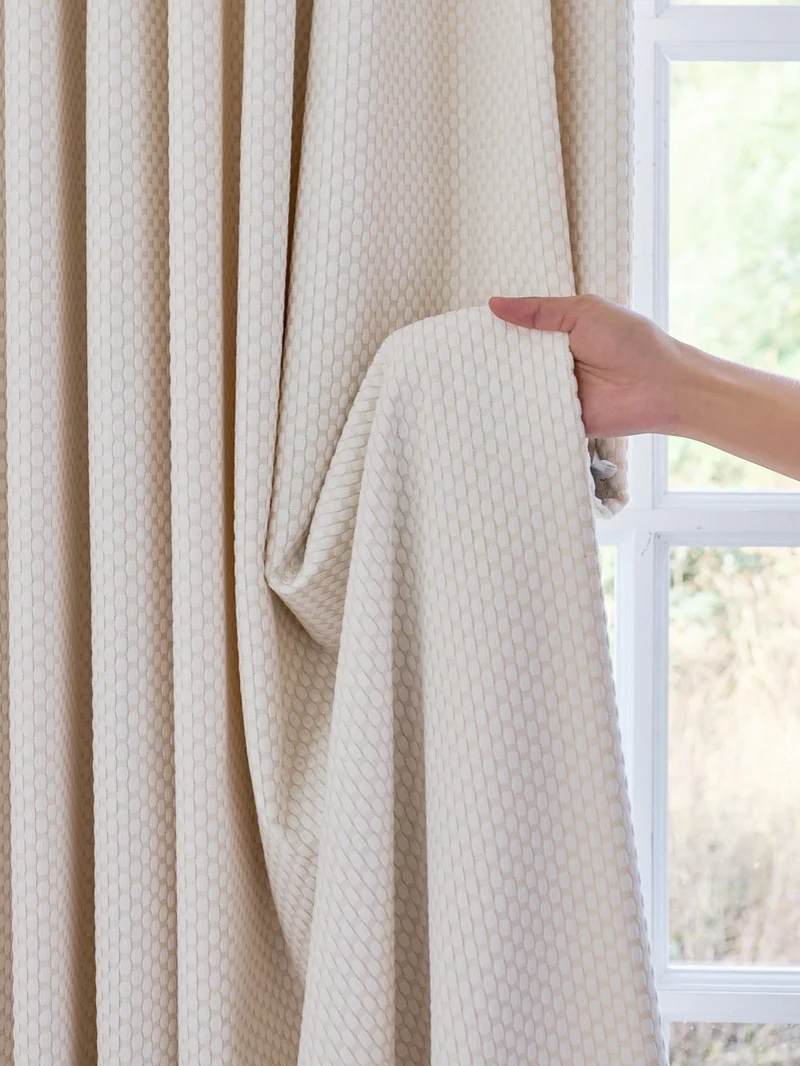 Pearl Drops Thermal Curtains - Noise Cancelling, Blackout & Heat Blocking