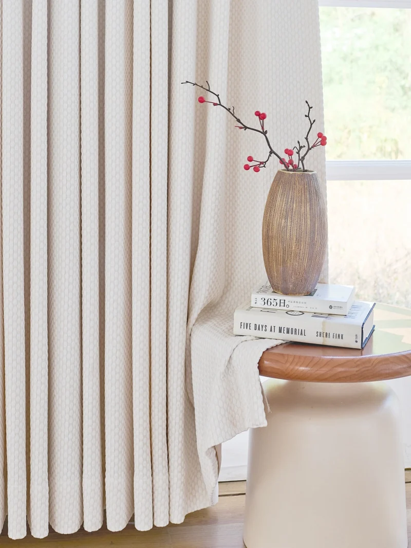 Pearl Drops Thermal Curtains - Noise Cancelling, Blackout & Heat Blocking