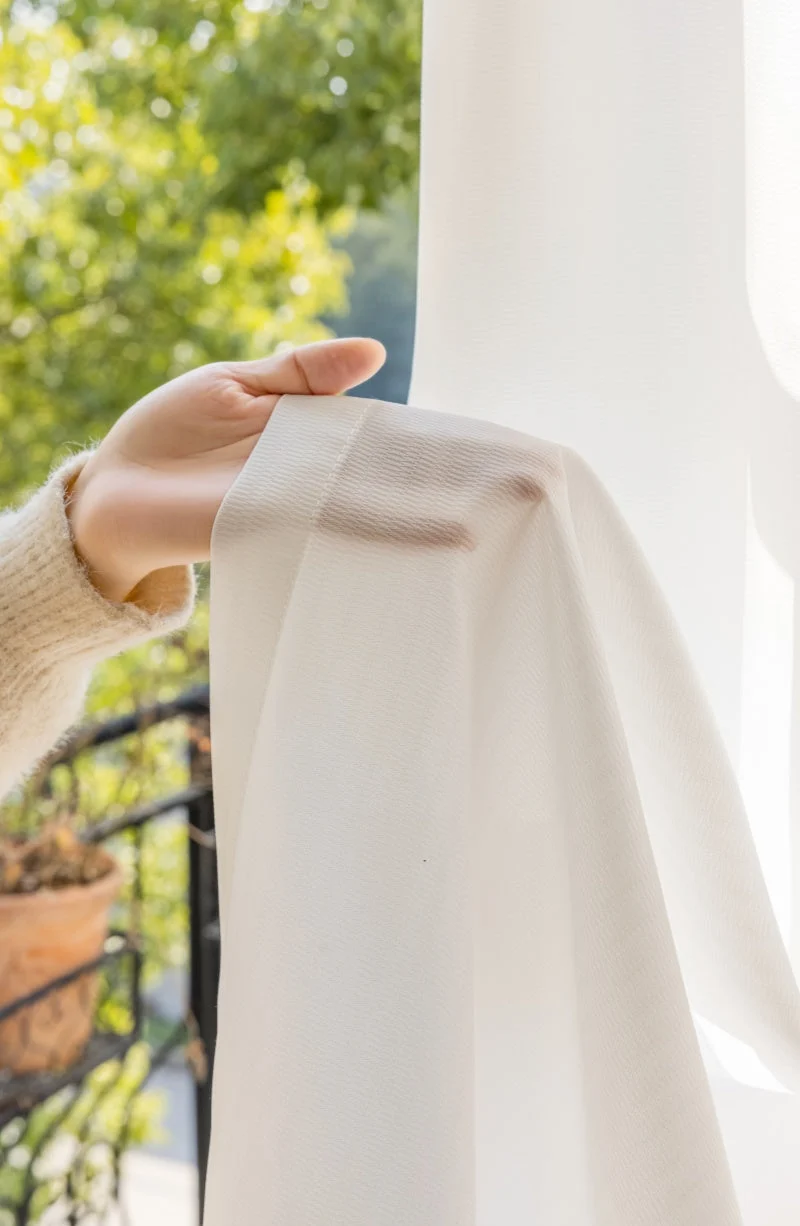 Privacy White Sheer Curtains – Perfect for Light Penetration and Enhanced Privacy