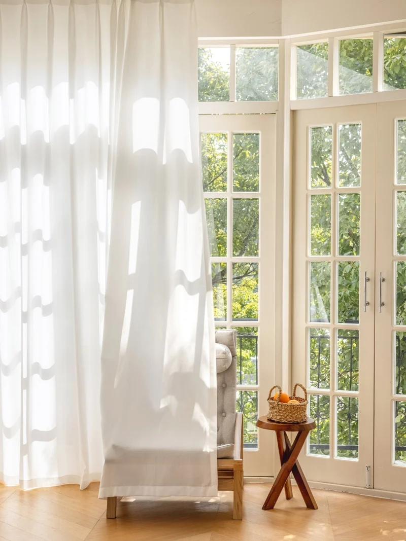 Privacy White Sheer Curtains – Perfect for Light Penetration and Enhanced Privacy