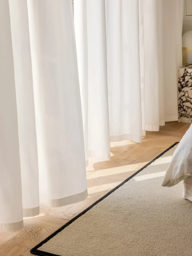 Privacy White Sheer Curtains – Perfect for Light Penetration and Enhanced Privacy