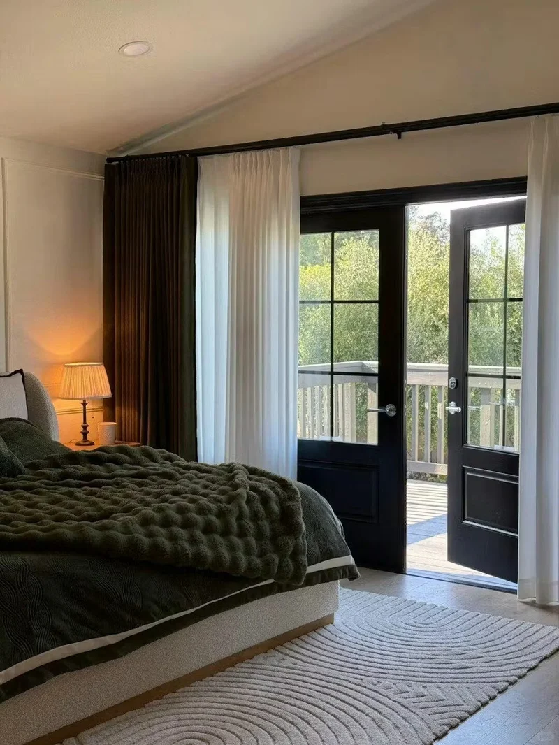 Heavyweight Chenille Custom Curtains and Drapery, Blackout for Bedroom