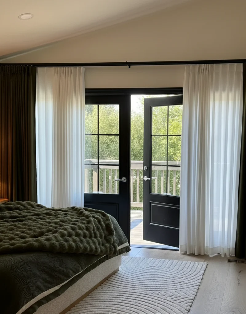 Heavyweight Chenille Custom Curtains and Drapery, Blackout for Bedroom