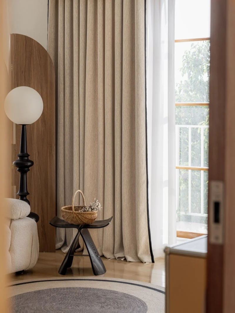 Heavyweight Chenille Custom Curtains and Drapery, Blackout for Bedroom