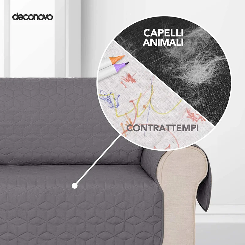 Deconovo Sofahusse Couch husse Sofabezug Sofaüberwurf, 1 Stück
