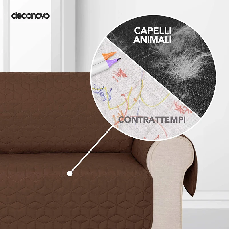 Deconovo Sofahusse Couch husse Sofabezug Sofaüberwurf, 1 Stück