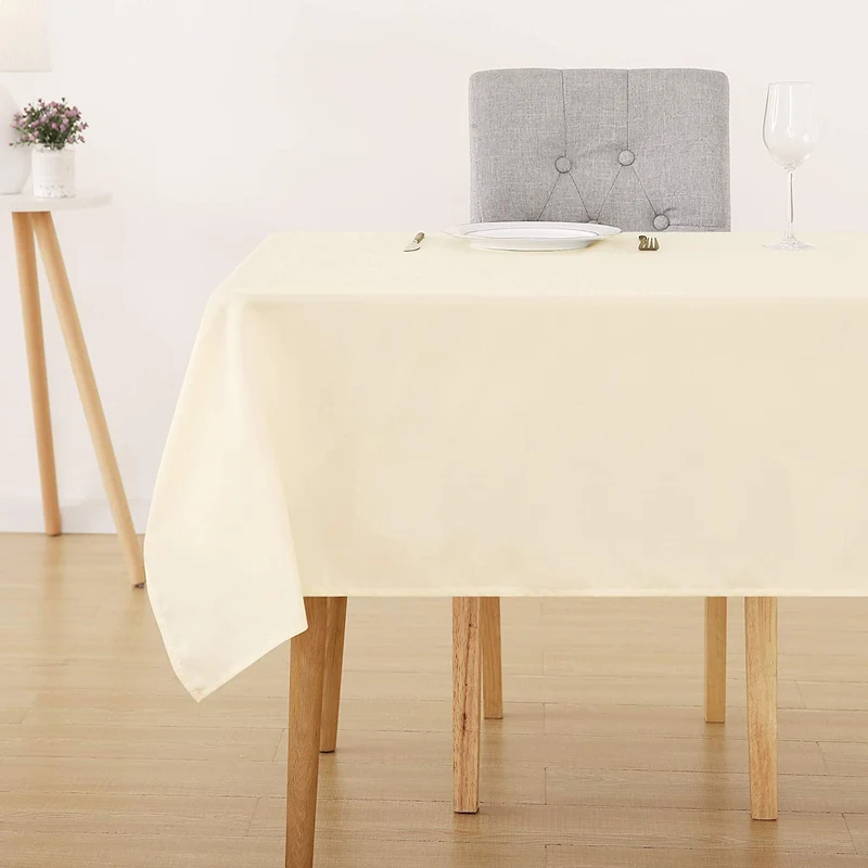 Deconovo Lotuseffekt Wasserabweisend Tischdecke Tischwäsche