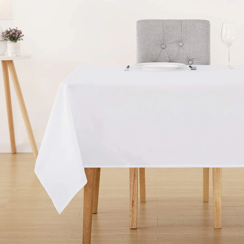 Deconovo Lotuseffekt Wasserabweisend Tischdecke Tischwäsche