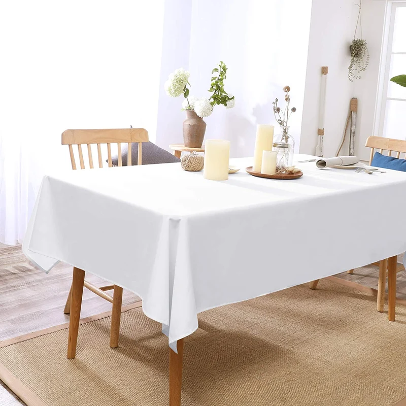 Deconovo Lotuseffekt Wasserabweisend Tischdecke Tischwäsche