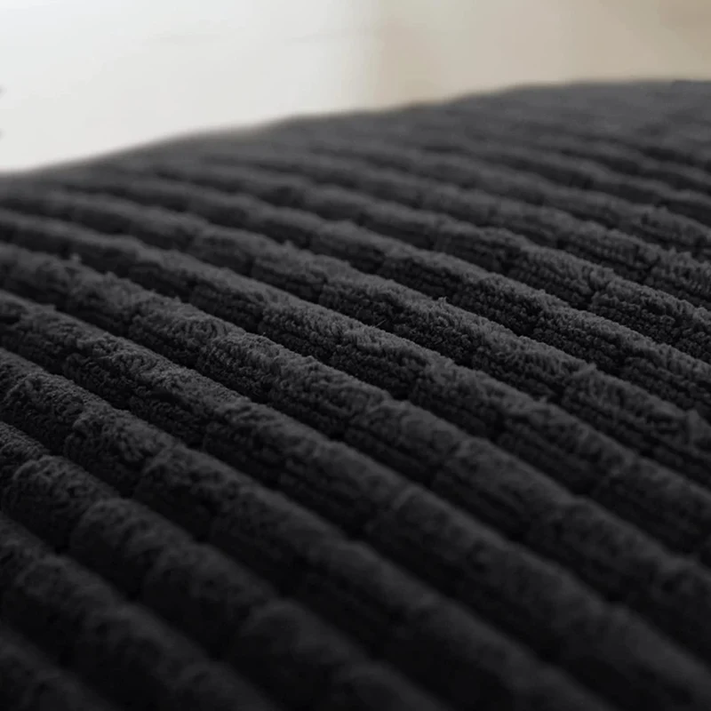Deconovo Kordsamt Zierkissenbezug Dekorativen Kissenhüllen Weiches Massiv Schlafzimmer, 2er Set