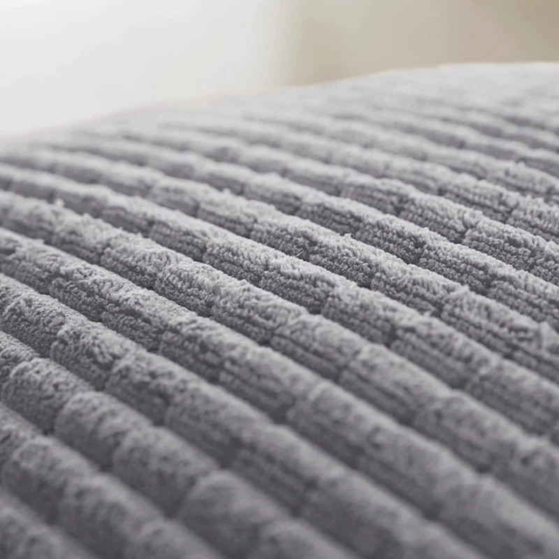 Deconovo Kordsamt Zierkissenbezug Dekorativen Kissenhüllen Weiches Massiv Schlafzimmer, 2er Set