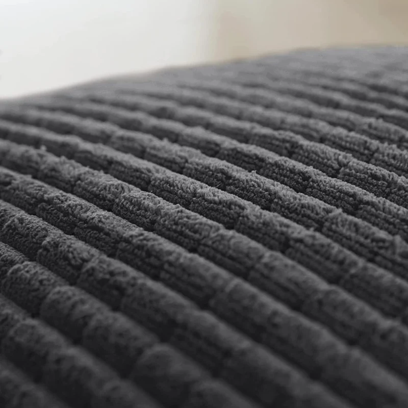 Deconovo Kordsamt Zierkissenbezug Dekorativen Kissenhüllen Weiches Massiv Schlafzimmer, 2er Set