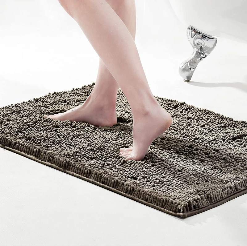 Deconovo Rutschfest Badematte Wasserabsorbierend Badteppiche Absorbierend Flauschige Duschvorleger