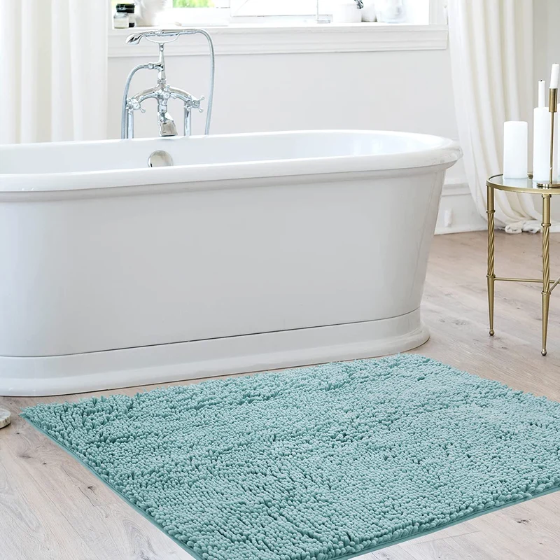 Deconovo Rutschfest Badematte Wasserabsorbierend Badteppiche Absorbierend Flauschige Duschvorleger