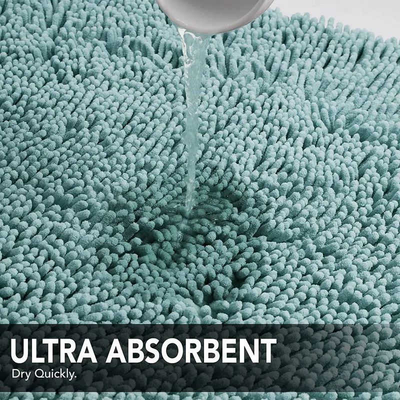 Deconovo Rutschfest Badematte Wasserabsorbierend Badteppiche Absorbierend Flauschige Duschvorleger
