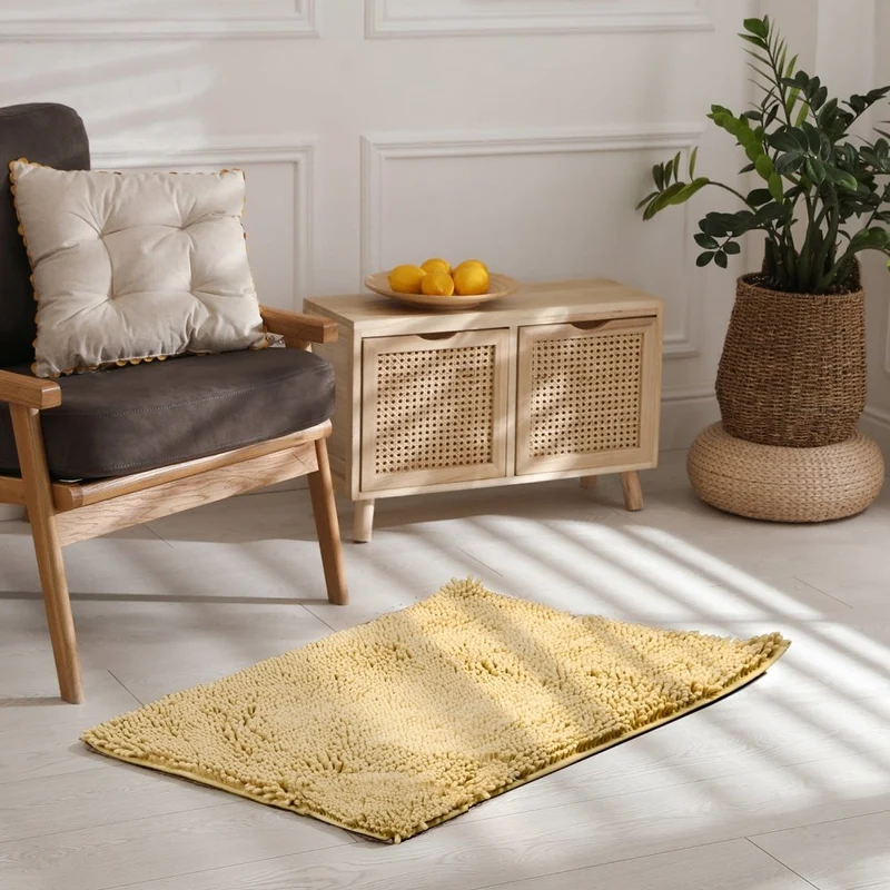 Deconovo Rutschfest Badematte Wasserabsorbierend Badteppiche Absorbierend Flauschige Duschvorleger