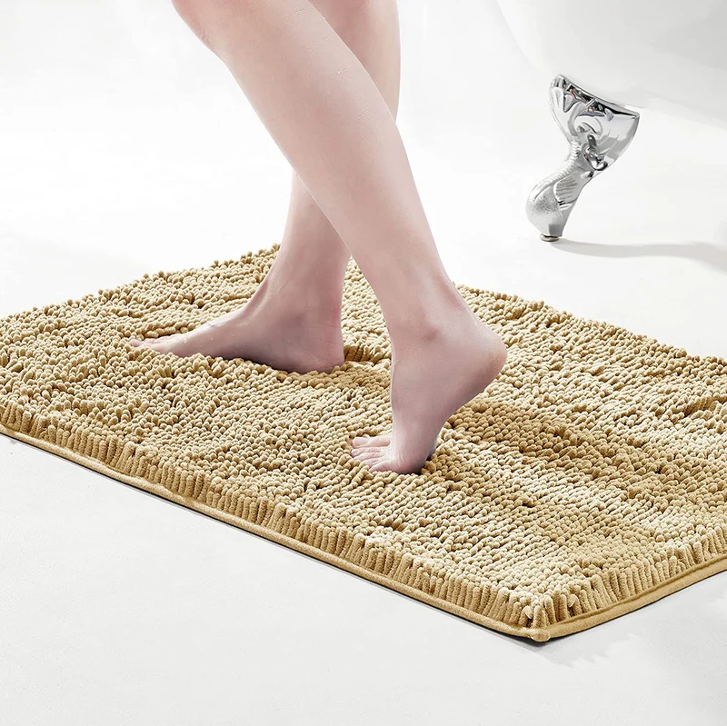Deconovo Rutschfest Badematte Wasserabsorbierend Badteppiche Absorbierend Flauschige Duschvorleger