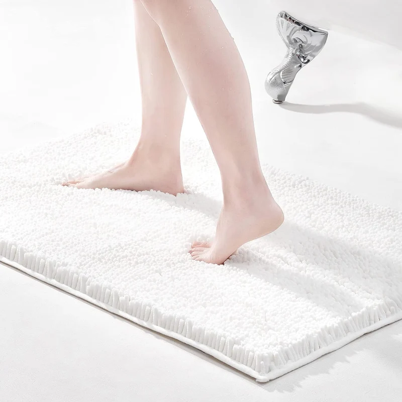 Deconovo Rutschfest Badematte Wasserabsorbierend Badteppiche Absorbierend Flauschige Duschvorleger