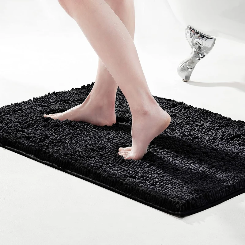 Deconovo Rutschfest Badematte Wasserabsorbierend Badteppiche Absorbierend Flauschige Duschvorleger