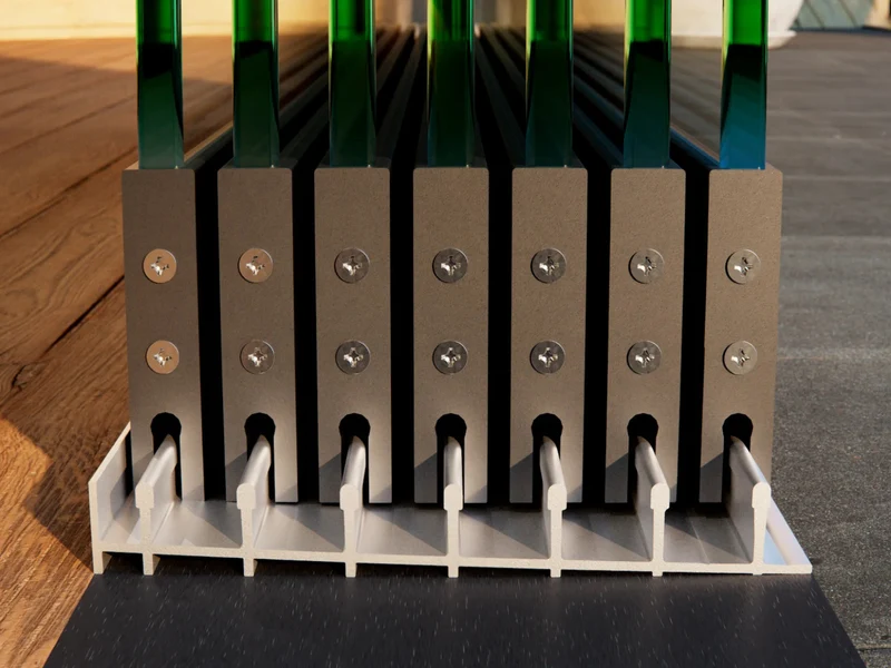 Glasschiebewand Breite bis zu 618 cm