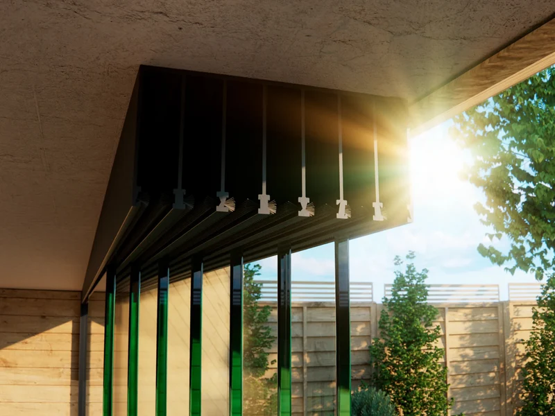 Glasschiebewand Breite bis zu 618 cm
