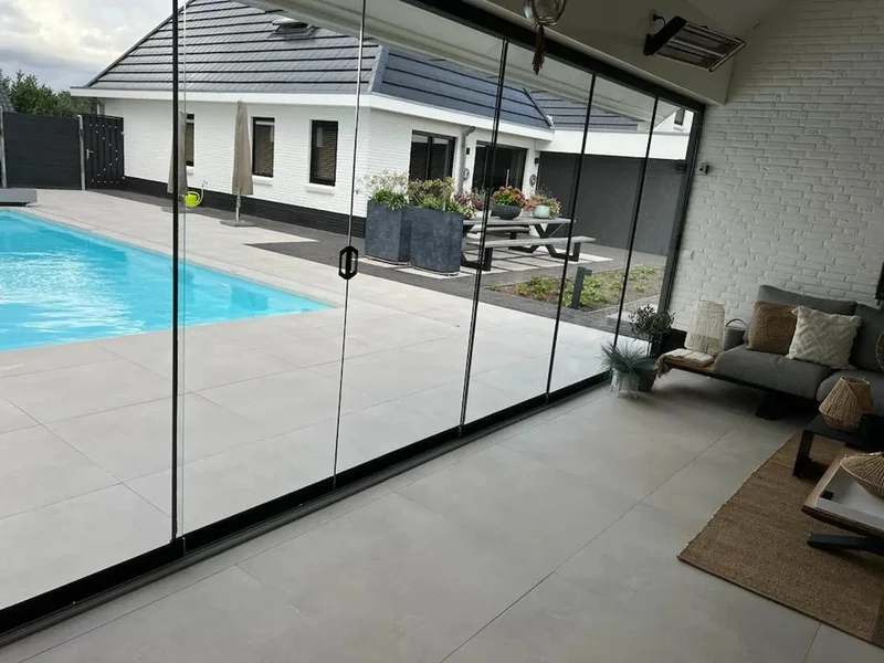 Glasschiebewand Breite bis zu 618 cm