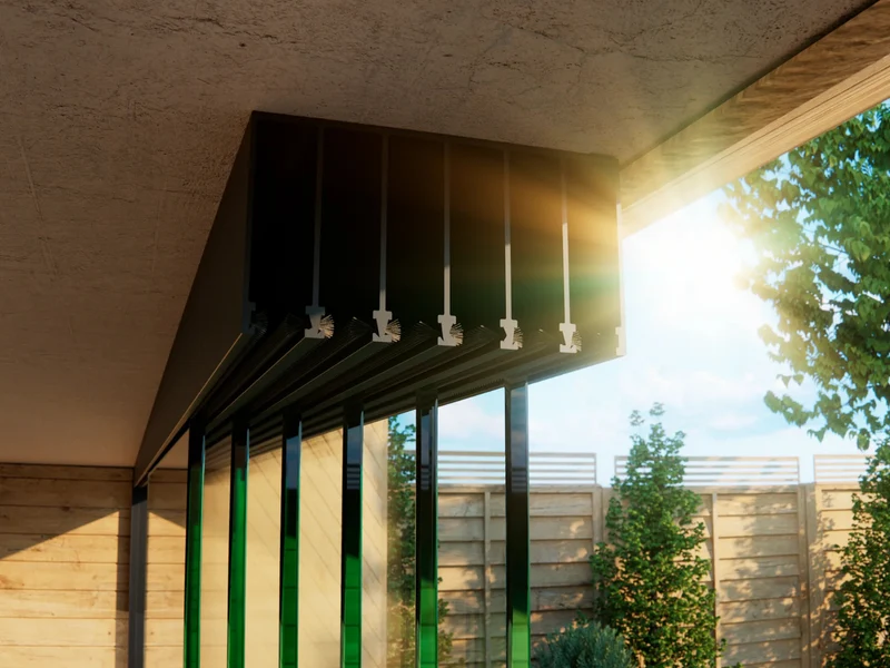 Glasschiebewand Breite bis zu 528 cm