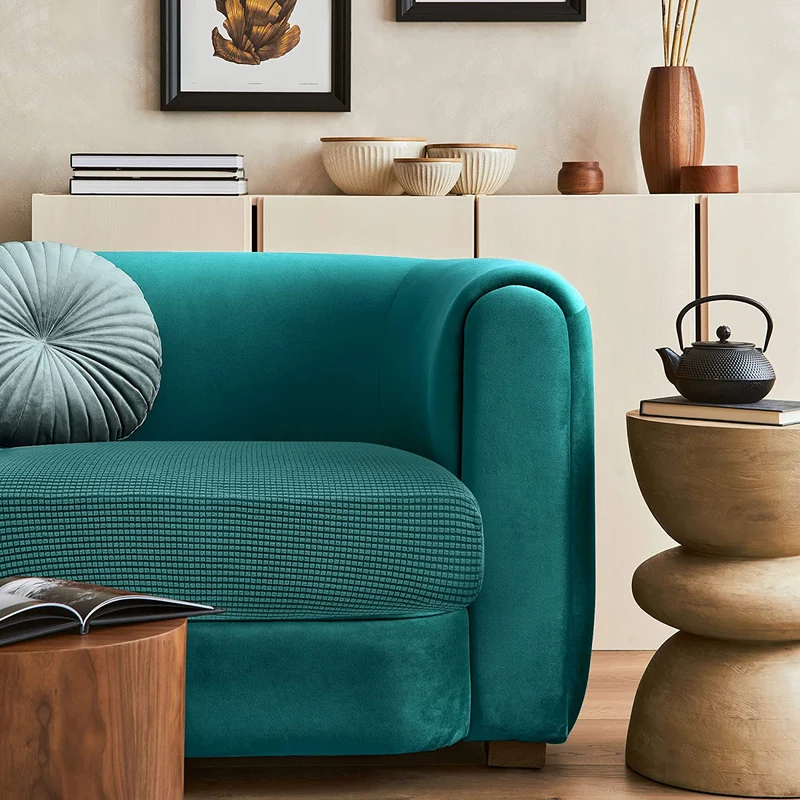 Deconovo Sofabezug Elastisch Weich Sofa Sitzbezug Polyester Verschleißfest Möbelschutz