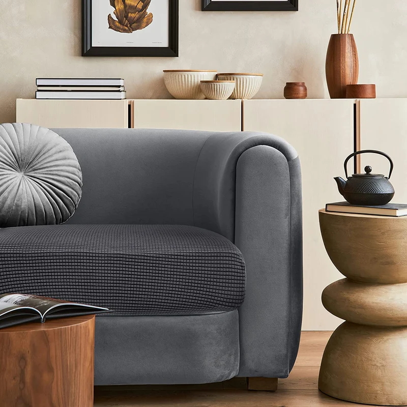 Deconovo Sofabezug Elastisch Weich Sofa Sitzbezug Polyester Verschleißfest Möbelschutz