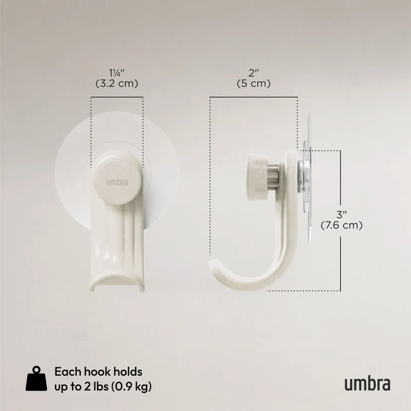 Nami Adhesive Hooks, Set of 3