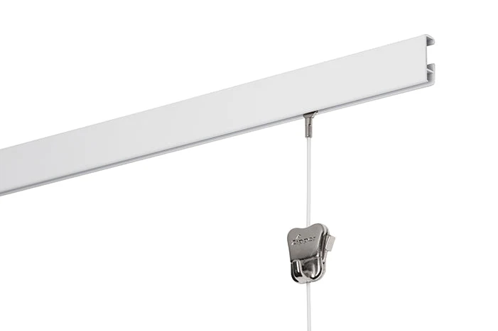 Komplettset: STAS-Cliprail 150cm - inkl. 2 Perlonseile 150cm mit STAS Zipper