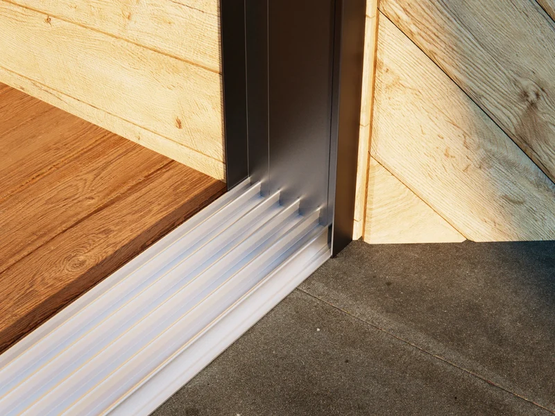 Glasschiebewand Breite von 480 cm bis 505 cm