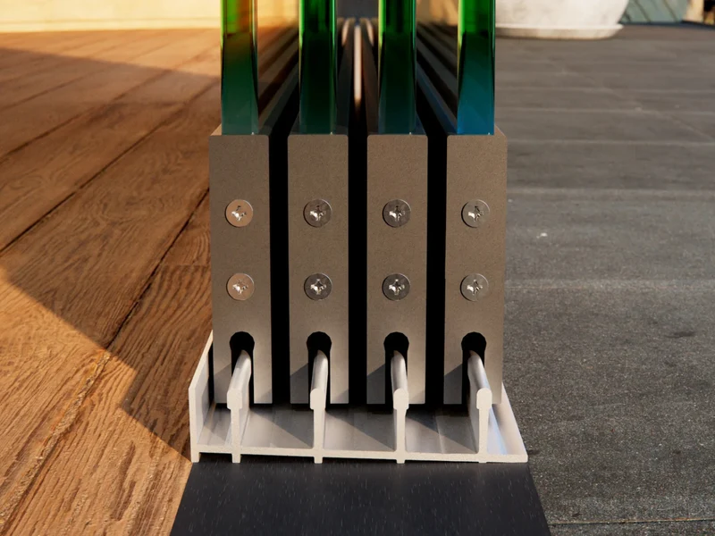Glasschiebewand Breite bis zu 352 cm