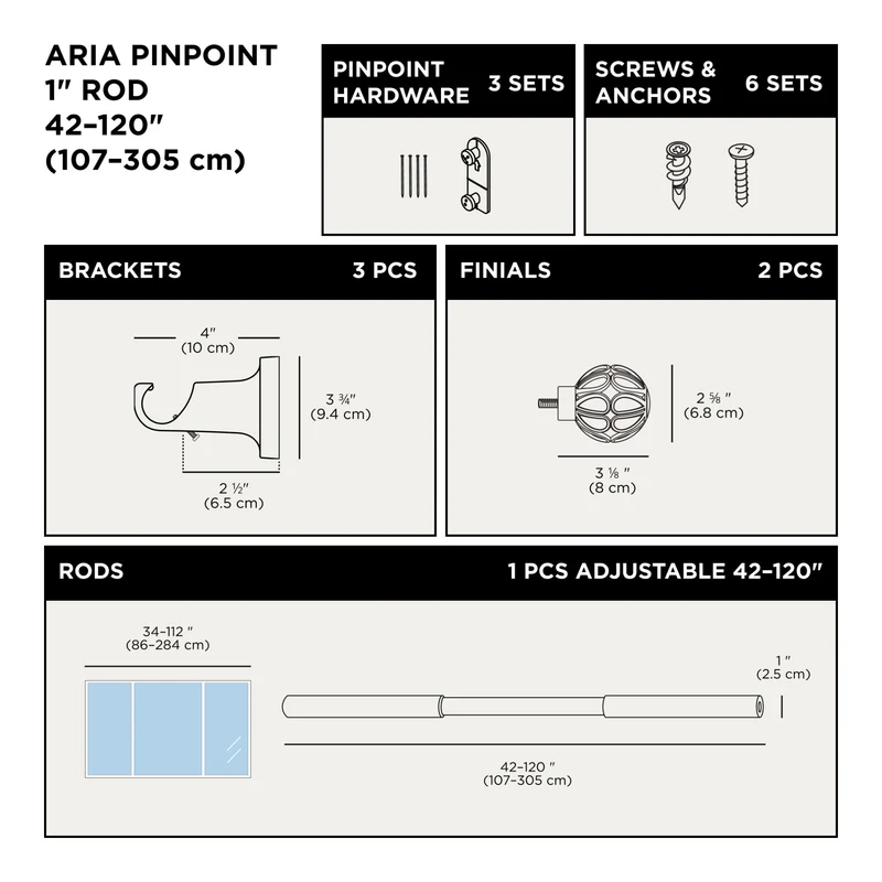 Aria Cage Pinpoint Rod